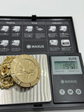 10K Gold Mexican Pesos + 5mm Hollow Rope Set
