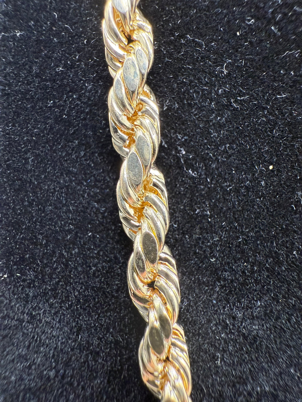 10K Gold Mexican Pesos + 5mm Hollow Rope Set