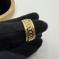 10K Gold Spinning Cuban Ring - Sz 9.5