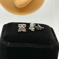 Moissanite 'Flower' Earrings | .925 Silver
