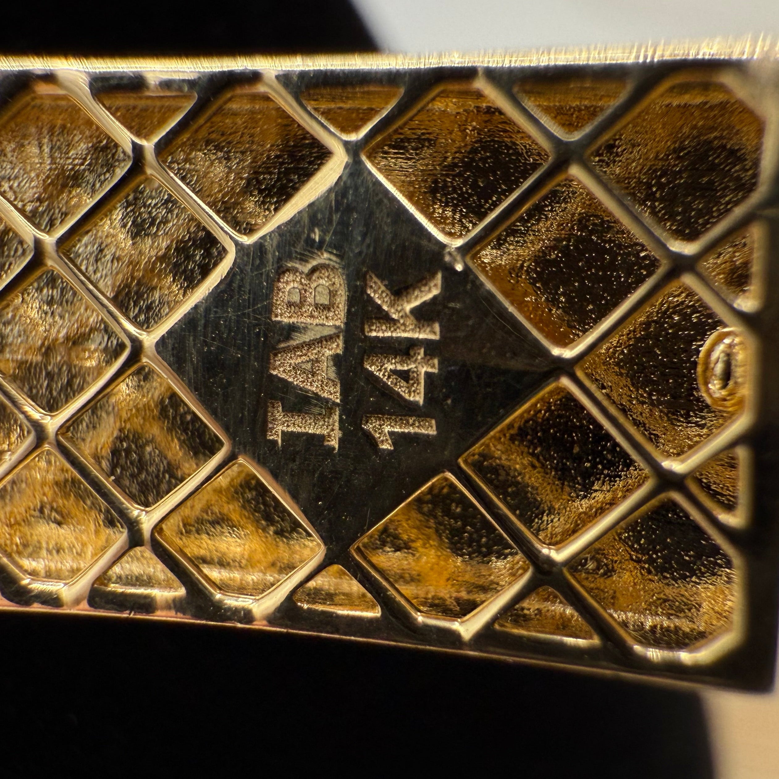 14K Gold Chino Link ID Bracelet