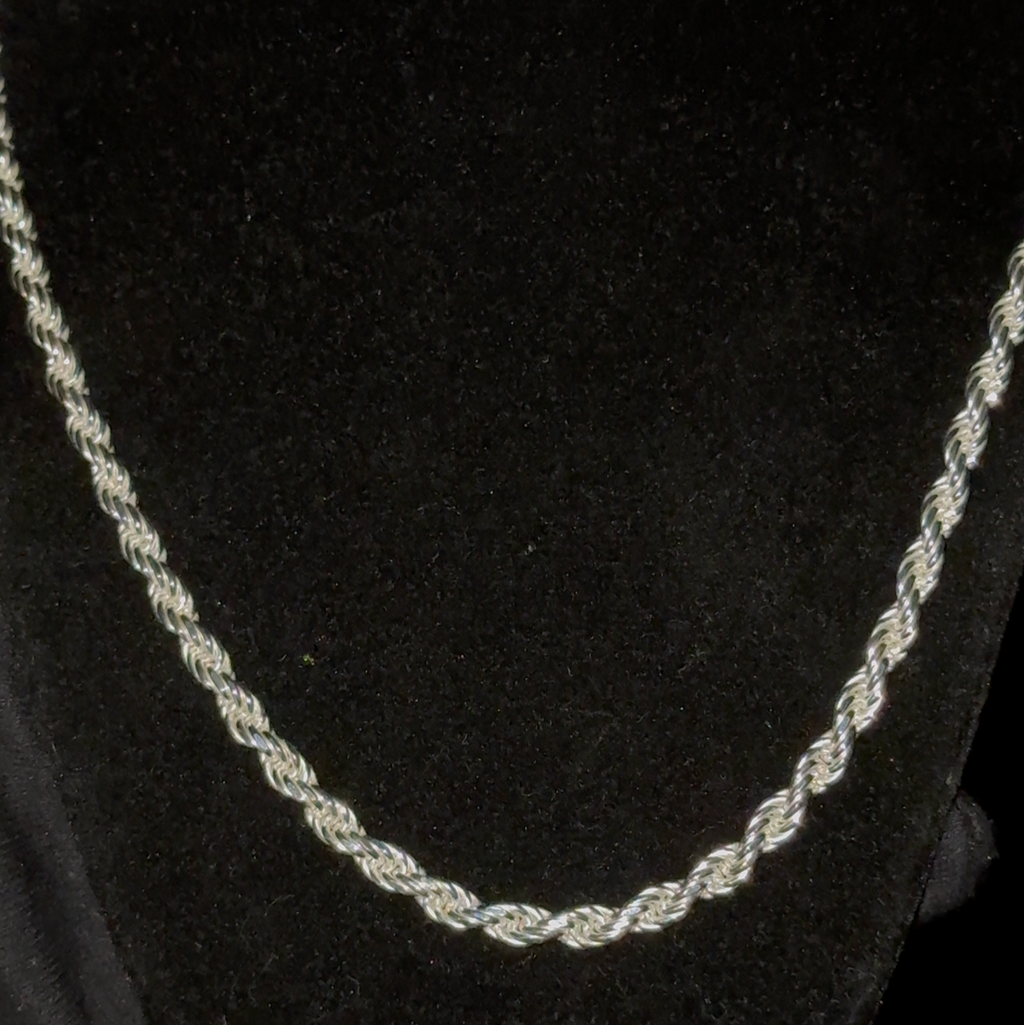 5.0mm Rope Chain – 925 Sterling Silver