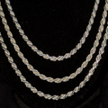 4.0mm Rope Chain – 925 Sterling Silver
