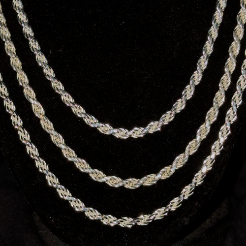 4.0mm Rope Chain – 925 Sterling Silver