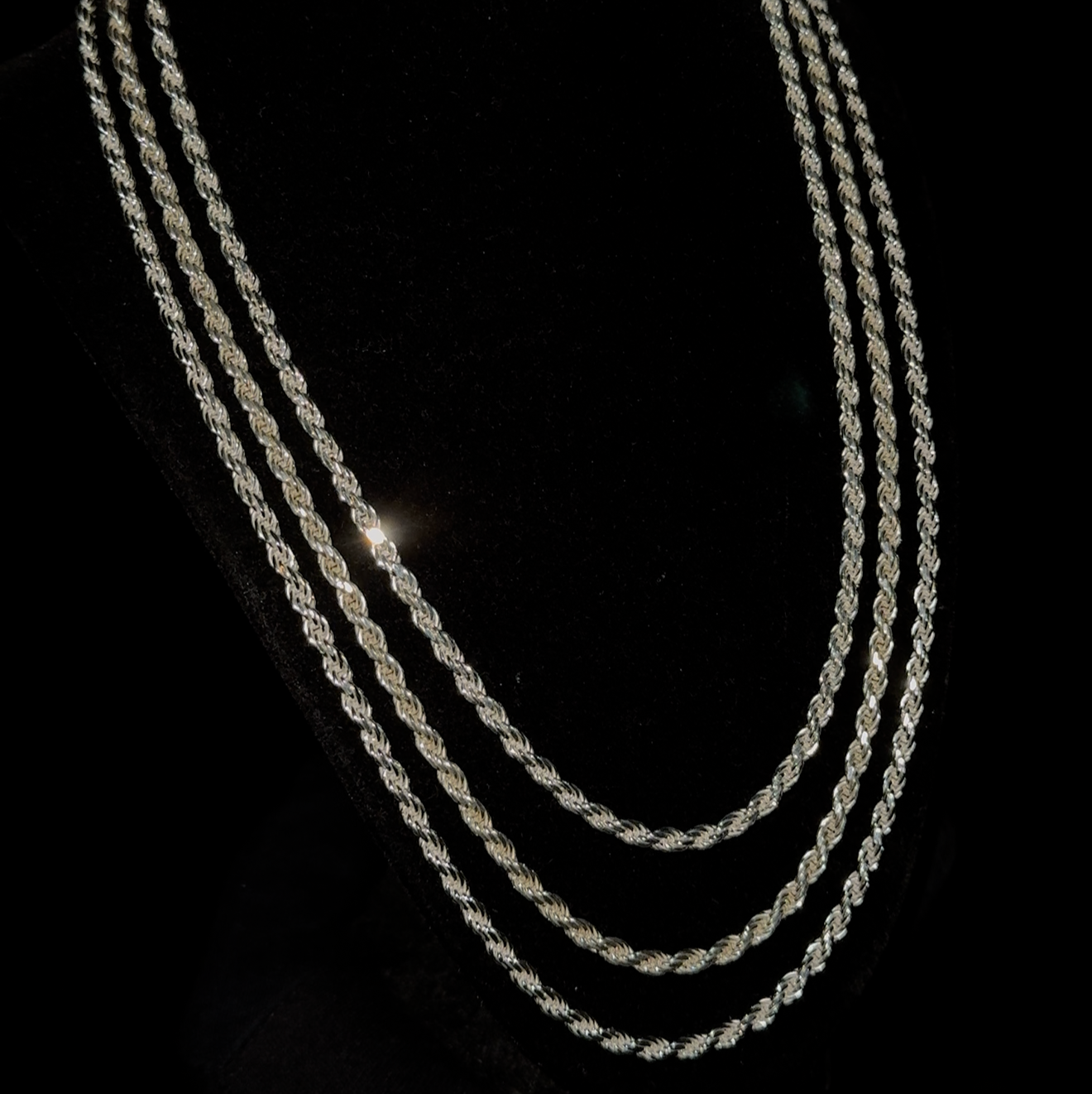 4.0mm Rope Chain – 925 Sterling Silver