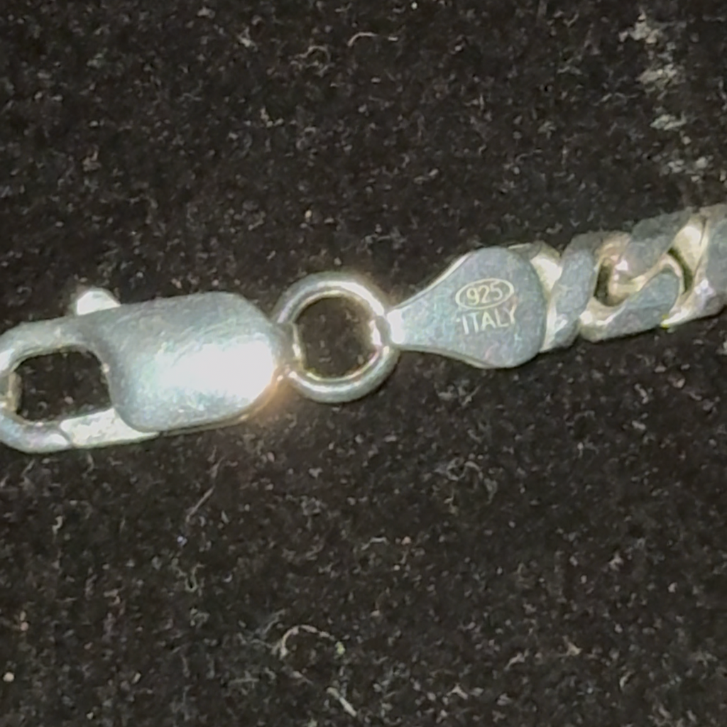 4.8mm Dollar Cuban Chain – 925 Sterling Silver - 24 inches